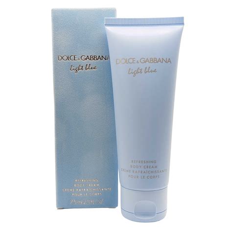 dolce & gabbana light blue refreshing body cream|dolce website.